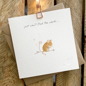 Ginger Betty Just Can't Find the Words Card - More Than Just a Gift | Narborough Hall